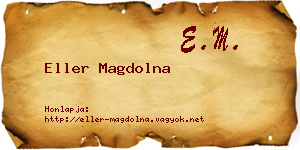 Eller Magdolna névjegykártya